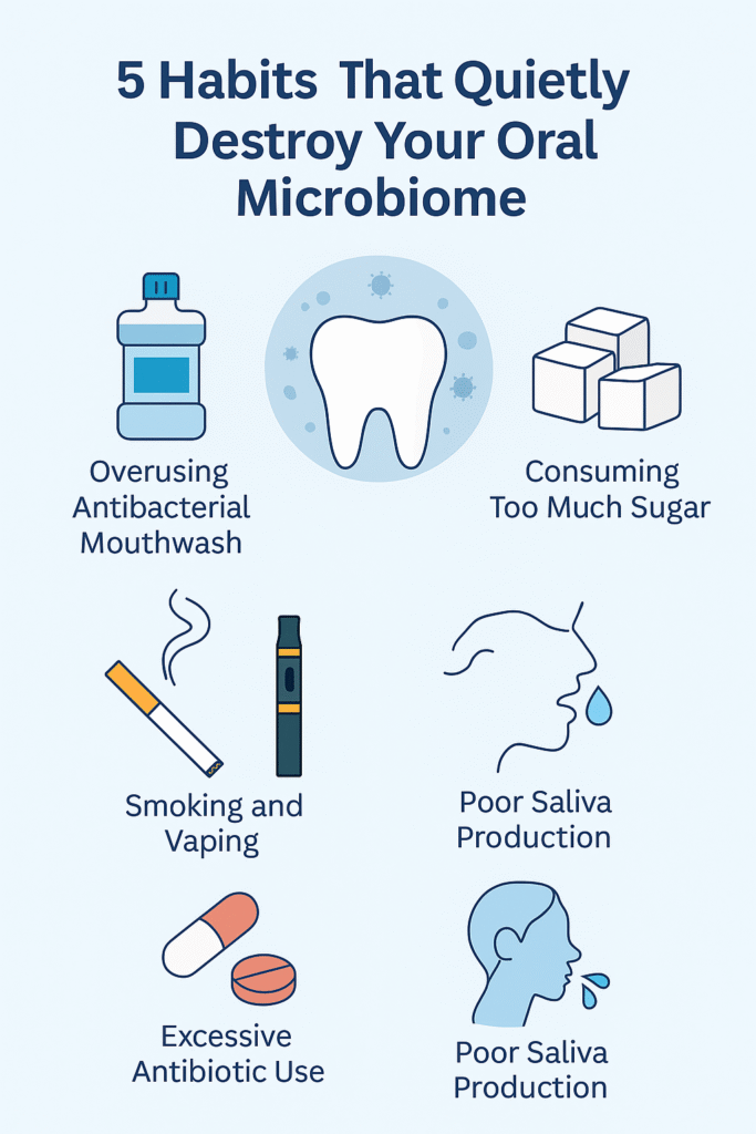 5 Habits That Quietly Destroy Your Oral Microbiome