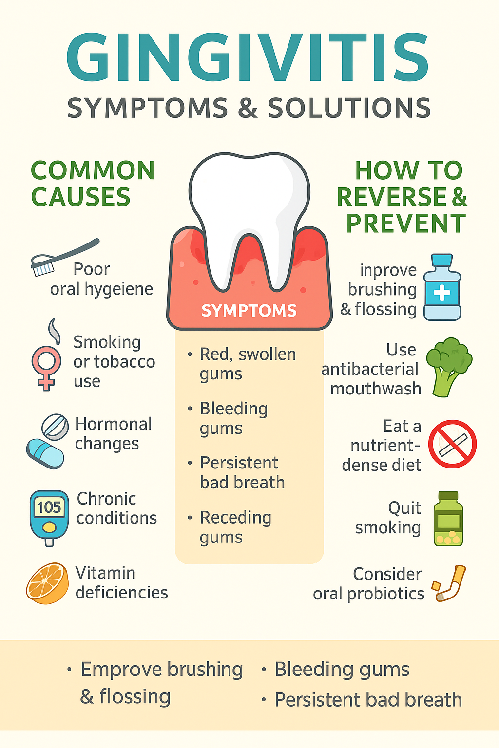 Gingivitis Symptoms & Solutions