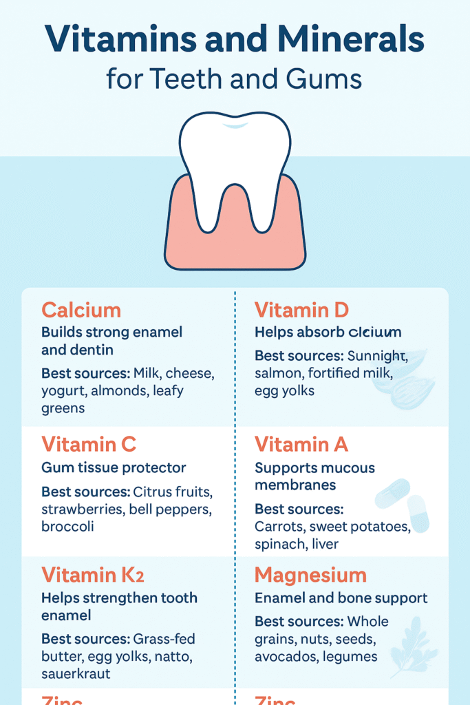 Vitamins And Minerals For Teeth And Gums